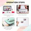 3 x Sublimation Magnets Custom Fridge Magnets Personalized Sublimation Blanks Bulk for Home Kitchen Refrigerator Microwave Oven DIY Craft Gifts (30, White, 2.95" x 2.95")