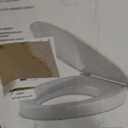 KOHLER 25875-0 Hyten 3" Height, Elevated Soft Close Elongated Toilet Seat, Contoured Seat with Grip-Tight Bumpers, Quick-Attach Hardware, No Slam Toilet Seat, White