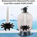 SX144DA Center Pipe with 10 Lateral Assembly Replacement for Hayward Pro Series Sand Filter s140t, s144t