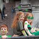 3 x DPKOW 9Pcs St Patricks Day Accessories for Women Men, Shamrock Glasses Badge Headband Lcuky Clover Temporary Tattoos Irish Lei, St Patty's Day Accessories Decorations Irish Party Favors Gifts