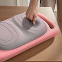 Music Boxing Punching Machine for Adults, Taekwondo Kick Pad Training Machine with LED Electronic Bluetooth Music &Counter9 Modes & 9 Speeds Martial Arts Training Equipment & Taekwondo Sparring Gear (Moderate-pink)