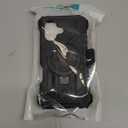 FNTCASE for iPhone 17 Phone Case: Magnetic Stand Case with Built-in Screen Protector Compatible with Magsafe & Belt-Clip Holster Ring Kickstand Military Grade Drop Protective Cell Phone Cover (Black)