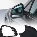 Mirror Left Cover Lower Holder and Frame Kit Compatible for Tesla Model 3 2017-2025, Left Side Black, Includes Plastic Pry Tool