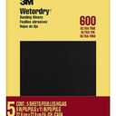 MOUNTING STRIP PLTC 1X3", 3M Wet or dry Sandpaper, 9 in. x 11 inch, 600 Grit, Ultra Fine, 5 Sheets/Pack, DI Gogo Garden Bamboo/Latex Glvs MD Leaf Size M, Royal Brush Foam Brush 1In