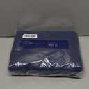 Navy Blue Duvet Cover Queen Size - Extra Soft Queen Size Duvet Cover - Lightweight, Comfy & Breathable - Easy Care & Fade Free with Zipper Closures and Ties - 90" x 90" Inches - Comforter Not Included