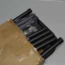 Gonfoam 3-Tier Expandable Shoe Rack,Adjustable Shoe Shelf Storage Organizer Heavy Duty Metal Free Standing Shoe Rack for Entryway Closet Doorway (Black)