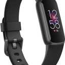 Fitbit Luxe-Fitness and Wellness-Tracker with Stress Management, Sleep-Tracking and 24/7 Heart Rate, Black/Graphite, One Size (S & L Bands Included)