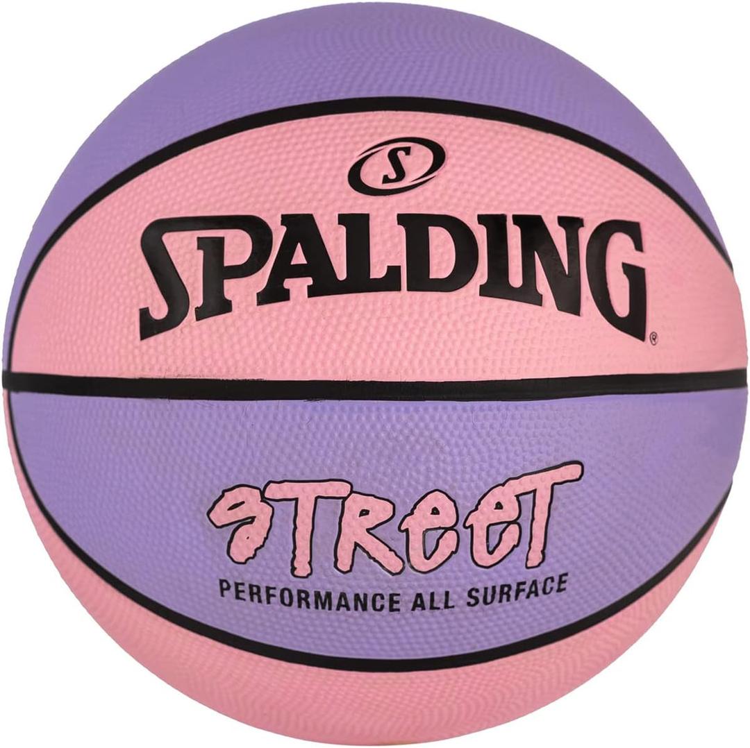 Spalding Outdoor Rubber Basketballs | Performance Rubber Cover Designed for Outdoor Play | Multiple Sizes & Colors, Size 6, 28.5"