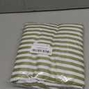 Walrus Heavy Duty Vinyl Tablecloth with Flannel Backing Waterproof Oil-Proof Plastic Table Cloth Stain-Resistant Wipeable Rectangle or Square Table Cover for Indoor and Outdoor (Stripe, 60X84 Inch)