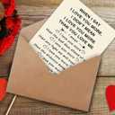 3 x I Love You MoreValentines Day Card, Valentines Day Gifts for Him Her, Valentine's Day Cards for Husband Boyfriend Men (BT-143)