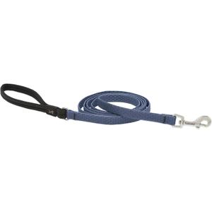 LupinePet ECO Recycled 1/2" Padded Handle Leash for Small Dogs, Cats & Other Small Pets – 4-ft or 6-ft Length (Mountain Lake, Regular: 6-ft Long)