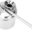 Pottery Painting Sprayer, Stainless Steel Clay Tool Pottery Atomizer Glazes Pots Ceramic Painting Sprayers For Both Seasoned And Potters Alike, Silver (300ml)