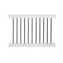 Weatherables Bolton Porch and Deck Railing Kit  Aluminum and Vinyl Railing Kit for Decks, Porches, Balcony Railing, and More (36 x 48) (36 in. Height)