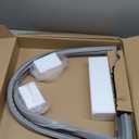 2 Pack W10830162 Refrigerator Door Seal, French Refrigerator Door Gasket Compatible with Whirlpool, Kenmore, Fit Model WRF535SMBW00, KBFS20EVMS13, IX6HHEXDSM00, Replaces 12723206AP etc, 39.7 x 16.9"