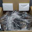 Ceiling Fans with 6-Bulb Lights and Remote, Flower Shaped Ceiling Light with 6 Adjustable Speed and for Bedroom, Kitchen and Living Room, Rattan Shade