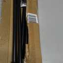 GXOACKJ Curtain Rods for windows 32-48 inch, 5/8 inch Decorative Curtain Rod Set, Matte Black Splicing Heavy Duty Metal Curtain Rod with Brackets