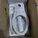 HIGH POWER Macerating Toilet System, Upflush Toilet with Macerator Pump, Copper Motor Pump with 4 Inlets for Basement/Kitchen/Sink/Shower, TwoPiece Elongated Tall Toilet, 36ft Lifting Up