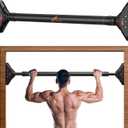 Sportneer Pull Up Bar: Strength Training Chin up Bar without Screws - Adjustable 29.5''-37'' Width Locking Mechanism Pull-up Bar for Doorway - Max Load 440lbs for Home Gym Upper Body Workout, Non-slip