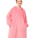 LetsFunny Blanket Hoodie,Oversized Wearable Sherpa Fleece Blanket Sweatshirt,Super Soft Warm Cozy with Giant Pocket,Gifts for Women Men Adults Teenagers Kids, One Size Fits All
