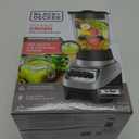 BLACK+DECKER PowerCrush Multi-Function Blender with 6-Cup Glass Jar, 4 Speed Settings, Silver