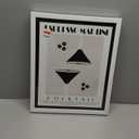 American Art Decor Framed Espresso Martini Cocktail Art Eclectic Home Decor Wall Prints Bar Sign (Black)