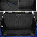All Weather Floor Mats & Cargo Liner & Backrest Mats for 2007-2018 Jeep Wrangler JK 2 Door Accessories (for 2007-2018 Jeep Wrangler JK 2 Door Full Set)