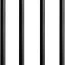 Matte Black M12 Threaded Extension Rod for Pendant Light, Island Lighting, Chandeliers,lighting fixture downrods & stems,12 Inches 13.5mm OD (0.531) x 300mm L (11.81)