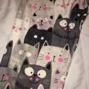 Lularoe Size TC, Gray Pink White Kitty Cat Leggings  Kitten, Pack Of 2