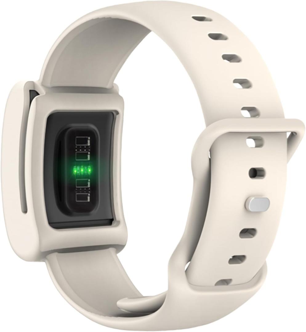 Yeahxing Silicone Band for WHOOP 5.0/4.0 - Sports Wristband Compatible with Whoop 4.0/5.0 Life MG/Peak/One Straps - Soft-Touch, Waterproof and Sweatproof, for Wrist Size 4.9 Inch~8.9 Inch (['Starlight'])