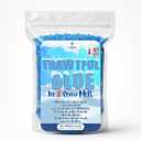 Thawtful Blue Ice & Snow Melt  Snow Melt, Rock Salt, Driveway & Sidewalk Salt for Ice, Blue Granular Rock Salt, Melts to 16F (27C)  Resealable Zip Bag (3 QUARTS - 6.4 lb.)