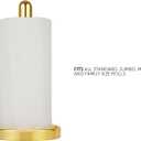 Ivilon Paper Towel Holder Stand - Steady and Easy Tear - Fits All Paper Towel Rolls - Gold Polished