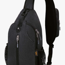 WATERFLY Crossbody Sling Backpack Sling Bag Travel Hiking Chest Bag Daypack