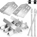 Genesis 300 310 Series Grill Parts Kit for Weber Genesis E310 E330 S310 E320 S330 EP310 S310 S320 EP330 Parts, SUS 304 Stainless Steel Flavorizer Bars Heat Deflector Burner Tube Kit, 7620 7622 62752