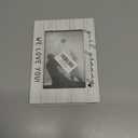 Dad Son Picture Frame 4x6, Father and Son Wooden Picture Frame, Christmas Fathers Day Birthday Gifts for Father from Son, Boy Dad We Love You Decorative Photo Frames for Table Desk Decor