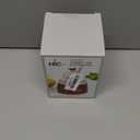 HIC Kitchen Glass Honey Jar with Lid and Honey Dipper, Borosilicate Glass and Beechwood