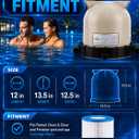 Pool Filter Housing Almond Lid Assembly Replacement Parts for Pentair Clean & Clear CC75 CC150 CC200 Predator 75 150 200 EasyClean EC60 EC90 Cartridge Cover 178561 160315 160317 160318