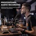 Wired Microphone for Singing,Professional Vocal Dynamic Handheld Karaoke,Cardioid Studio Mic,16.4 ft XLR & 6.35 MM with On and Off Switch, for Speakers/Mixer/Machine/Amp/Speech/Karaoke and Outdoors