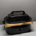 SUNVIVIPRO Roaster Oven 28 Quart, Electric Turkey Roaster with Self-Basting Lid, Removable Pan & Rack, Variable Temp Control, Stainless Steel, Black