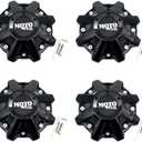 4 Pack Moto Metal Wheels MO479L214GBO MO 497L214 Gloss Black Center Cap