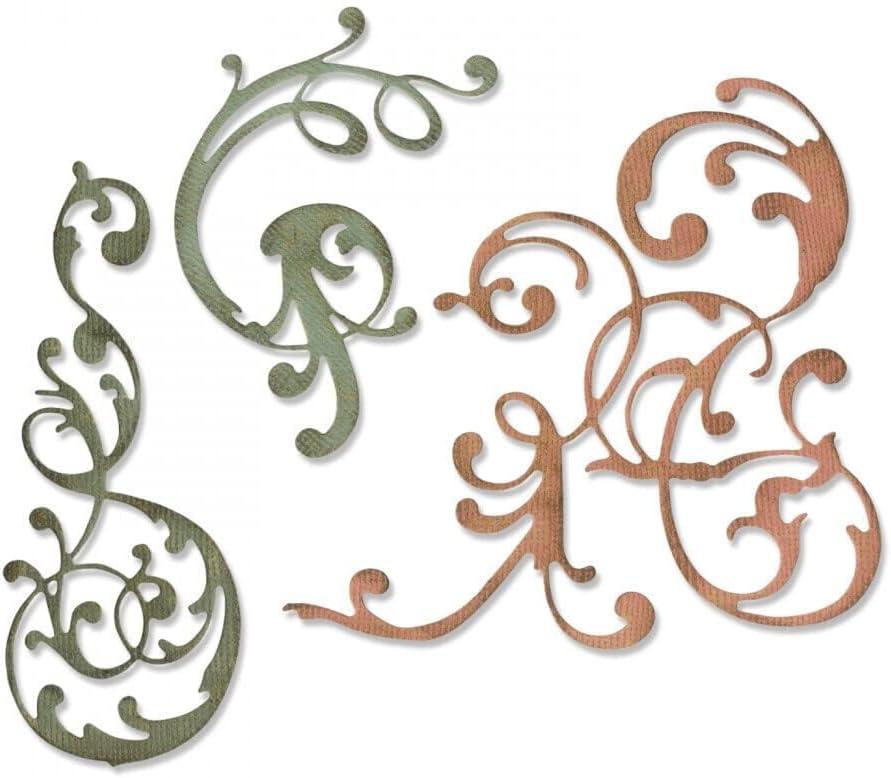 Sizzix, Multi Color, Thinlits Die Set , Adorned by Tim Holtz, 3 Pack, One Size