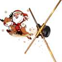 3DHologram Fan,22"3dHologram Fan with Remote/Bluetooth/WIFI/700 Video Library,Holographic Fan with HD LED 2000*1444PX Resolution Picture Fan Spinner Small for Shop/Christmas/Halloween Missyou