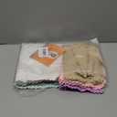 24 Pack Kitchen Dishcloths - Does Not Shed Fluff - Reusable Dish Towels, Dish cloths, Super Absorbent Coral Fleece Cleaning Cloths, Nonstick Oil Washable Fast Drying, 7 x 9 Inch (Multicolor)