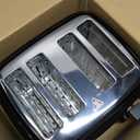 Proctor Silex 4 Slice Toaster with Extra Wide Slots for Bagels, Cool-Touch Walls, Shade Selector With 7 Browning Levels, Toast Boost, Auto Shut-off and Cancel Button, Black (24215PS)