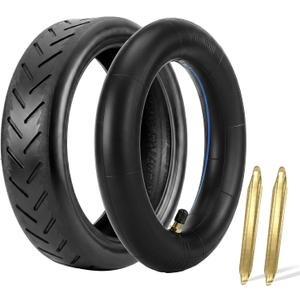 EMERK 8.5×2 Electric Scooter Tire & Tube Set (1 Pack), Fits 50/75-6.1, Compatible with Gotrax GXL V2, Xiaomi M365 & Pro, Pneumatic Replacement Wheel, Straight Valve, 2 Tire Levers Included