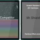 Mr.Shield Screen Protector compatible with FEARWIKY FKYC12, 10.36 Inch [Tempered Glass] [2-PACK] [Japan Glass with 9H Hardness]