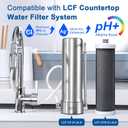 LCF Replacement Filter, Compatible with LCF-CF-01-ALK, Waterdrop Filter Replacement for WD-CTF-04 System, Replaces WD-CFF-02, 6+1-Stage, Enhanced, 16,000 Gallons, 2-Pack