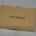 GenSwin Flickering Flameless Candles Battery Operated with 6 Hours Timer, Real Wax Led Pillar Candles Deer Decal Warm Light, Pack of 3 Christmas Home Decor