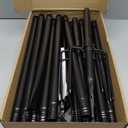 AILBTON 10Ft String Light Poles 4 Pack,Light Poles for Outside Lights,Outdoor with Fence Brackets Hanging Lights,Metal Stand Deck Patio Backyard