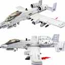 MEOA A10 Warthog Plane Building Toys 961PCS WW2 Fighter Jet Building Blocks Set Air Force Airplane Model Kits Bricks Toy Gifts for Adults
