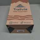 Trailvia Comfortable Footbed Sandals for Men & Women  Adjustable Buckle & Arch Support, Waterproof Summer Slides for Outdoor, Beach & Everyday Adventures (Navy)